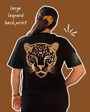 Load image into Gallery viewer, I Am Fierce - Leopard & Black Adults Tur-Shirt
