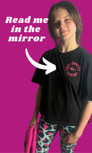 Load image into Gallery viewer, Black and Hot Pink Boxy Tur-Shirt