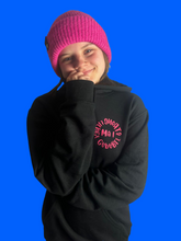 Load image into Gallery viewer, Black and Hot Pink Hoody