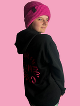 Load image into Gallery viewer, Black and Hot Pink Hoody