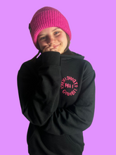 Load image into Gallery viewer, Black and Hot Pink Hoody