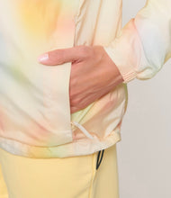 Load image into Gallery viewer, Pastel Tie-Dye Rain Jacket