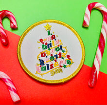 Load image into Gallery viewer, Positive Self-Talk Christmas Tree Iron On Patch