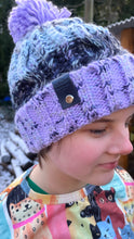 Load image into Gallery viewer, Hand Knitted Chunky Knit Hat ~ Lilac Crush
