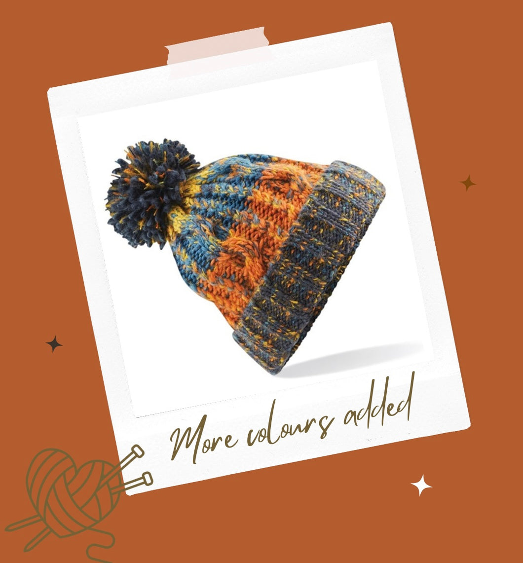 Chunky Knit Hat ~ Autumn Walks