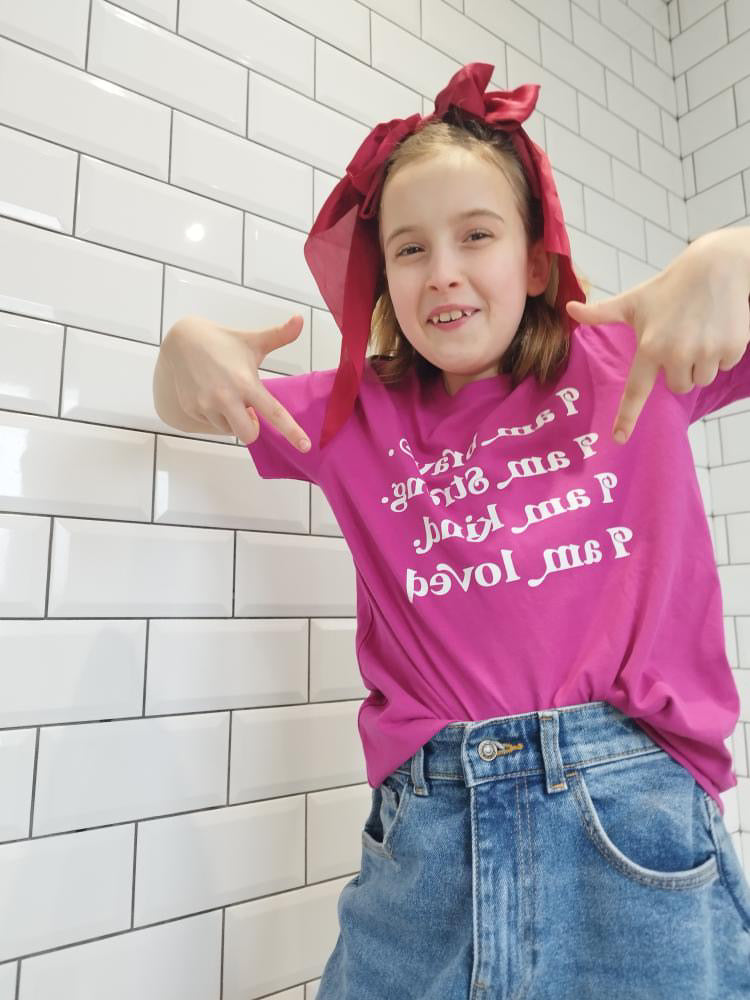 Positive Self~Talk Tur~Shirt - Hot Pink