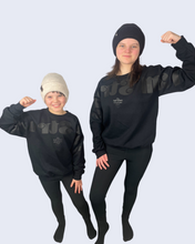 Load image into Gallery viewer, Black I am Strong Sweater
