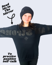 Load image into Gallery viewer, Black I am Strong Sweater
