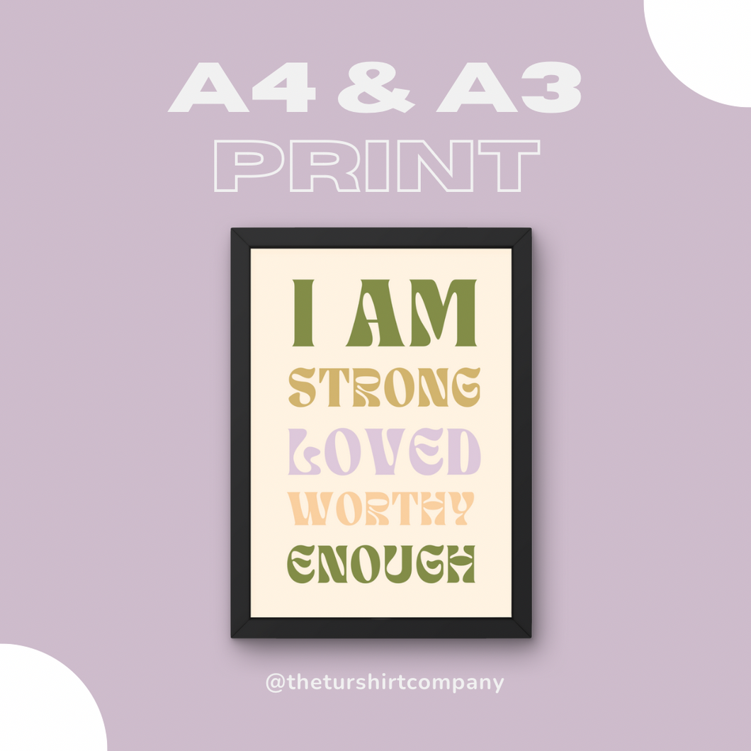 I AM Print