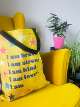 Load image into Gallery viewer, Yellow Positive Self-Talk Tote
