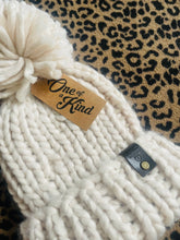 Load image into Gallery viewer, Hand Knitted Chunky Knit Hat ~ Cream
