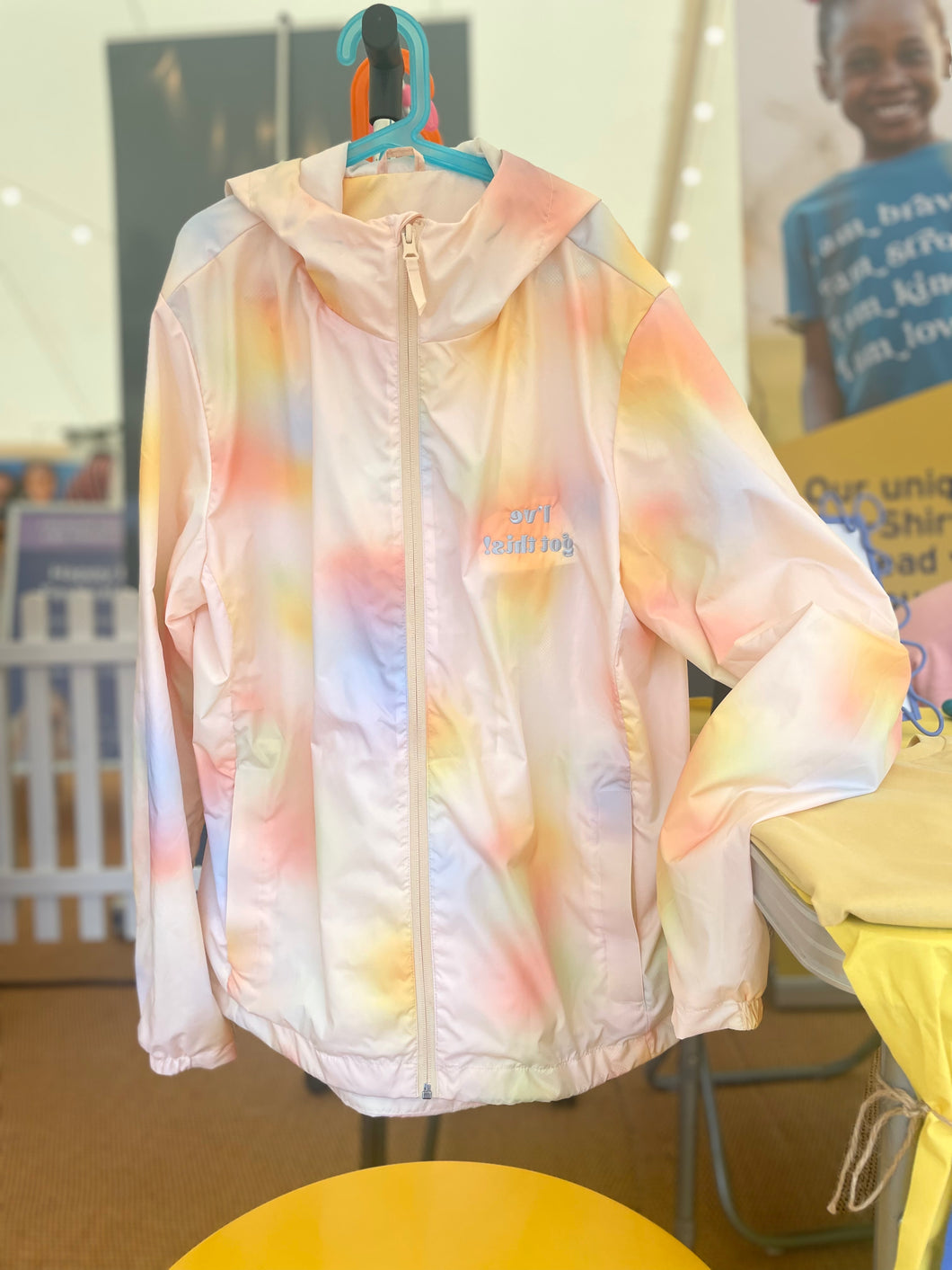 Pastel Tie Dye Rain Jacket The Tur Shirt Company Ltd